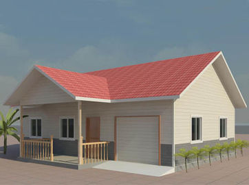 휴대용 강철 구조 구조 4/3개의 침실 모듈방식의 조립 주택, 이동할 수 있는 가벼운 강철 별장