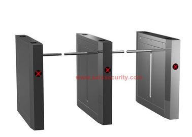 304 스테인리스 자동적인 하락 팔 방벽 전기 Rfid 도보 고속 십자형 회전식 문
