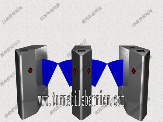원격 제어 플랩 장벽 문 RFID 전자 도보 십자형 회전식 문