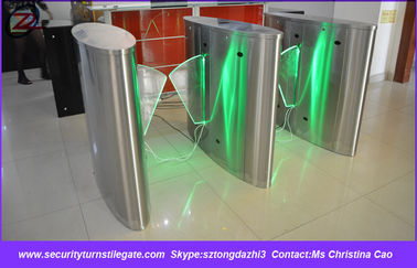 안전 플랩 방벽 문 Rfid 카드 판독기, 자동적인 플랩 방벽