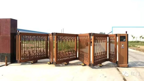 자동적인 무선 원격 제어를 가진 폴딩에 의하여 자동화되는 미끄러지는 문